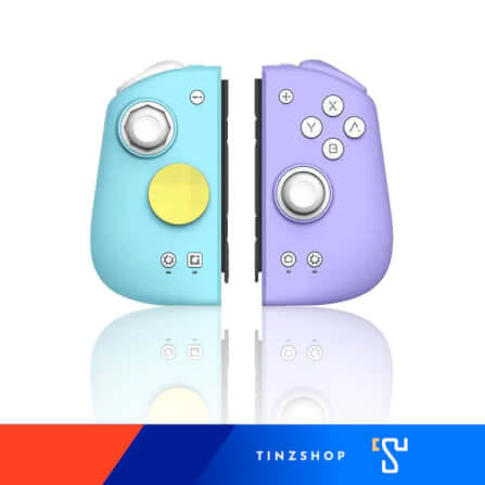 จอยเกมไร้สาย Mobapad Gemini M6S สีพาสเทล ม่วง/ฟ้า_1